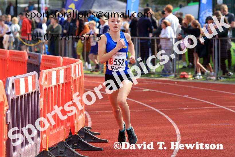 Girls Under-15s, 2024 Northern Mens 6 and Womens 4 and Youngsters Relays, Stanley Park, Blackpool.  Photo: David T. Hewitson/Sports for All Pics